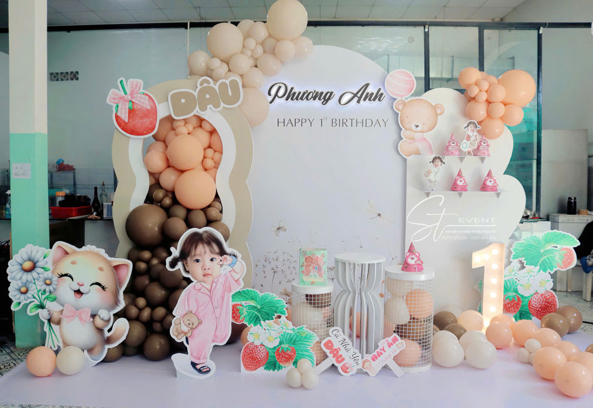 SINH NHẬT 1 TUỔI BÉ DÂU - PHƯƠNG ANH | ST EVENT