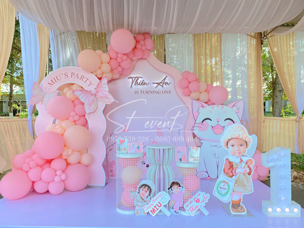 SINH NHẬT 1 TUỔI BÉ MIU - THIÊN AN | ST EVENT