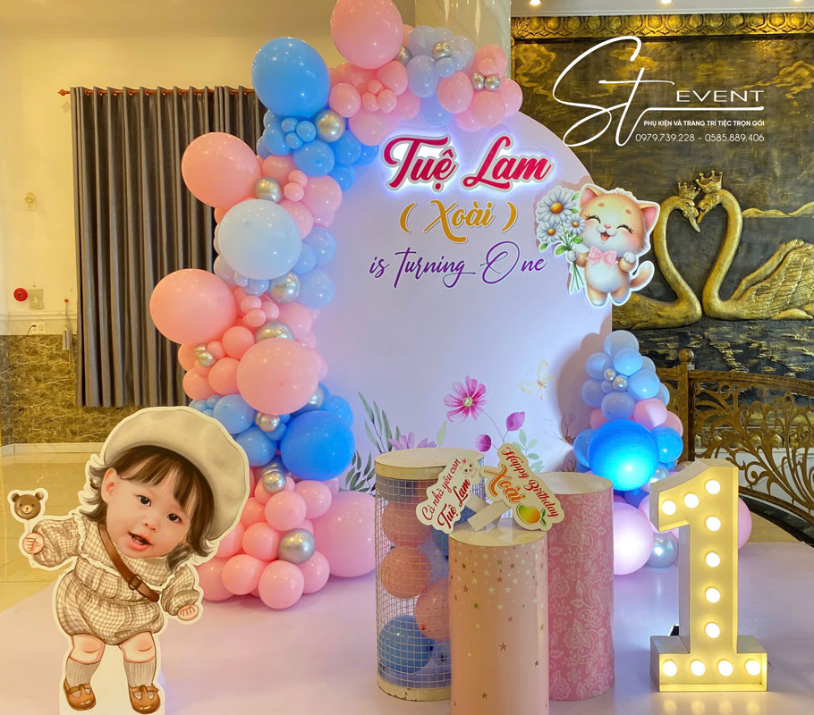 SINH NHẬT 1 TUỔI BÉ XOÀI - TUỆ LAM | ST EVENT
