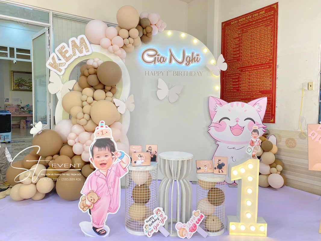 SINH NHẬT BÉ KEM - GIA NGHI | ST EVENT