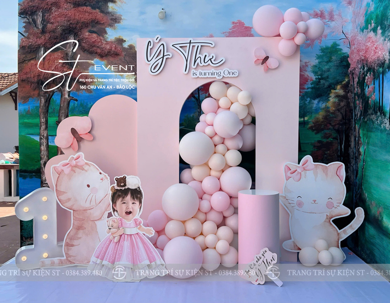 SINH NHẬT 1 TUỔI BÉ Ý THƯ  | ST5000624 - ST DECOR