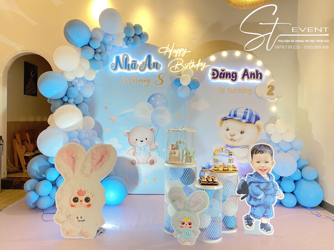 SINH NHẬT 2 CHỊ EM NHÃ AN - ĐĂNG ANH | ST EVENT