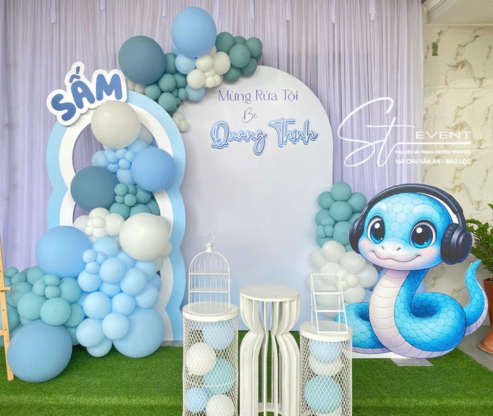 MỪNG RỬA TỘI BÉ QUANG THỊNH - SẤM | ST3050525 - TRANG TRÍ SỰ KIỆN ST EVENT