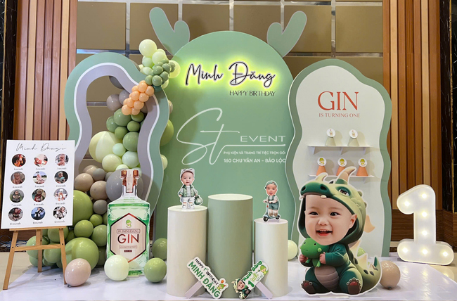 THÔI NÔI BÉ MINH ĐĂNG - GIN | ST4080625 - TRANG TRÍ SINH NHẬT ST EVENT