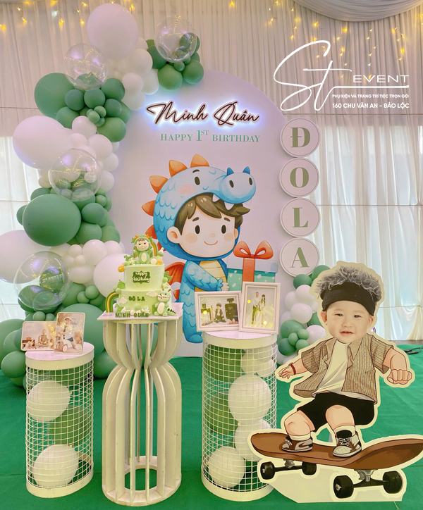 THÔI NÔI BÉ MINH QUÂN - DOLA | ST2030625 - TRANG TRÍ SINH NHẬT ST EVENT