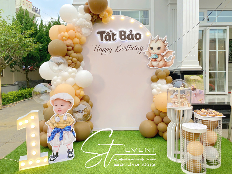 THÔI NÔI BÉ TẤT BẢO | ST2030625 - TRANG TRÍ SINH NHẬT ST EVENT