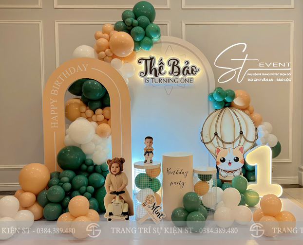 THÔI NÔI BÉ THẾ BẢO - MINT | ST3050525 - TRANG TRÍ SINH NHẬT ST EVENT